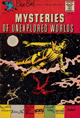 Mysteries of Unexplored Worlds 18 (Blue Bird Comics - Combined Logos)